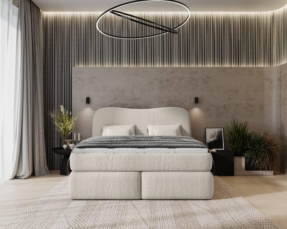 Lavelle boxspring bouclé 180 x 200 cm