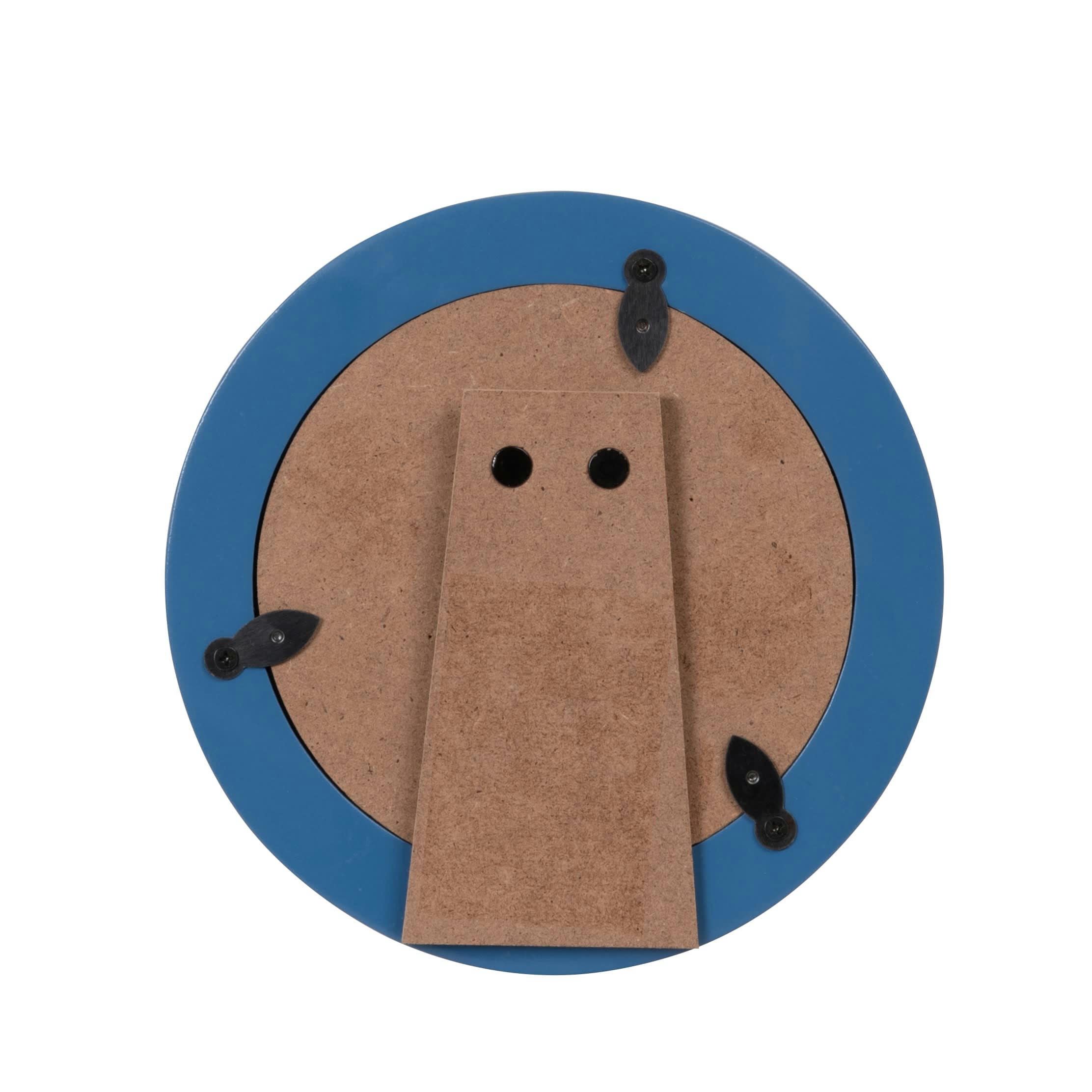 HONO - Cadre photo rond bleu 10x10