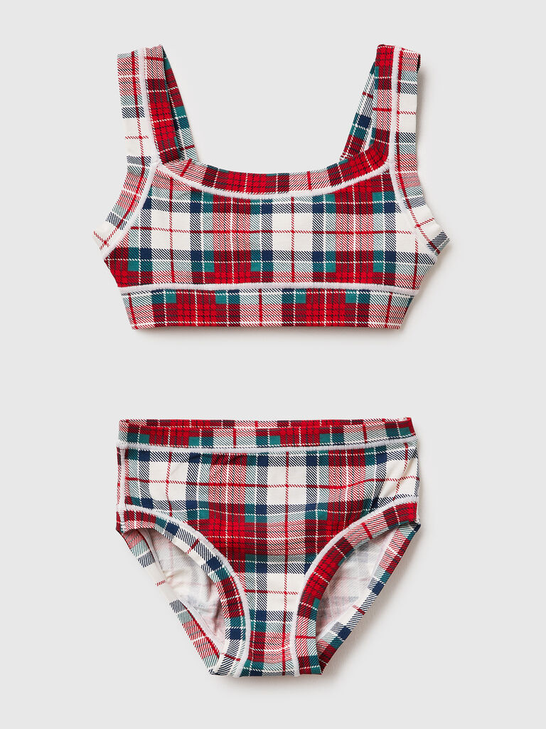 Tartan underwear set