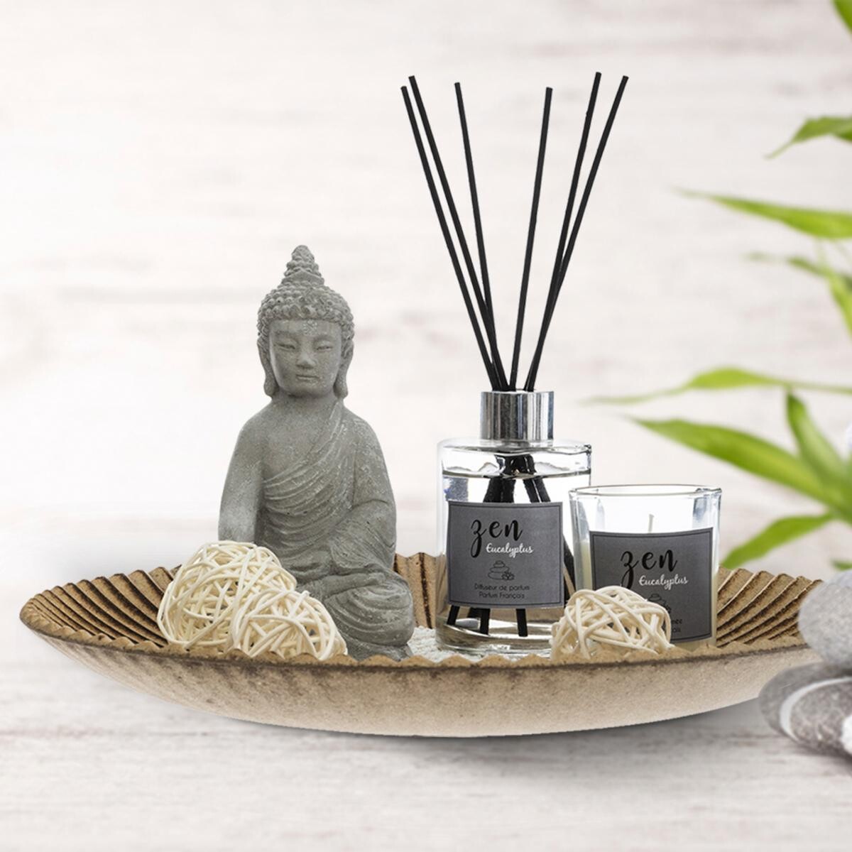 Scent box "Zen" Eucalyptus, D.31 cm