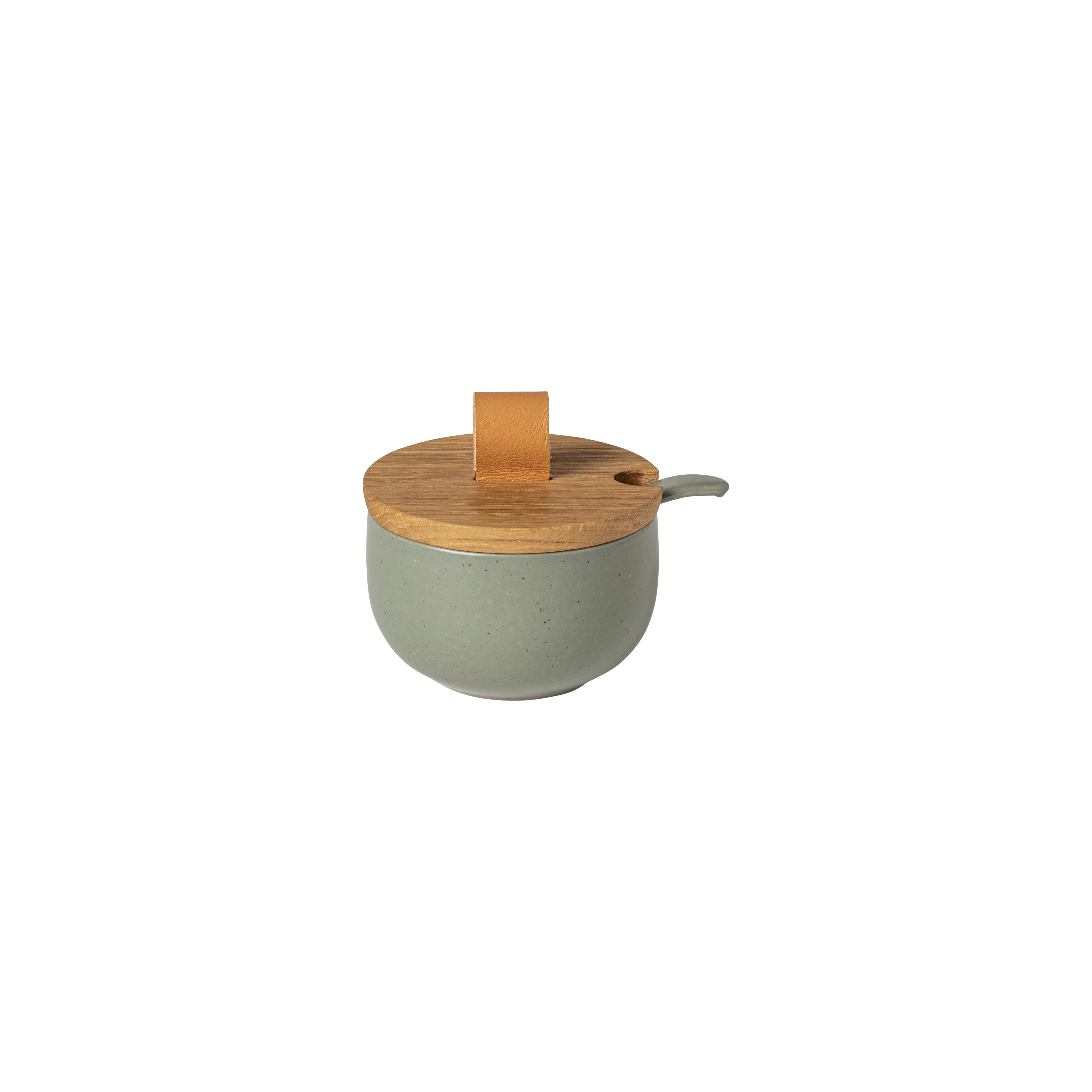 Sugar Bowl with Spoon and Wood Lid Pacifica, Casafina by COSTA NOVA