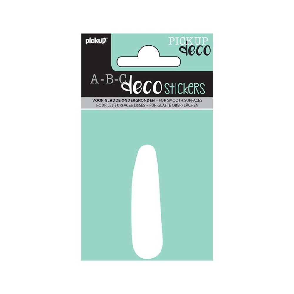 SKILT PICKUP ABC DECO EMMA 70 MM I HVIT