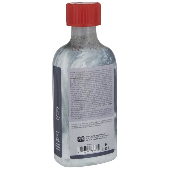 Holzbeize, hellgrau, lasierend, 0.25l