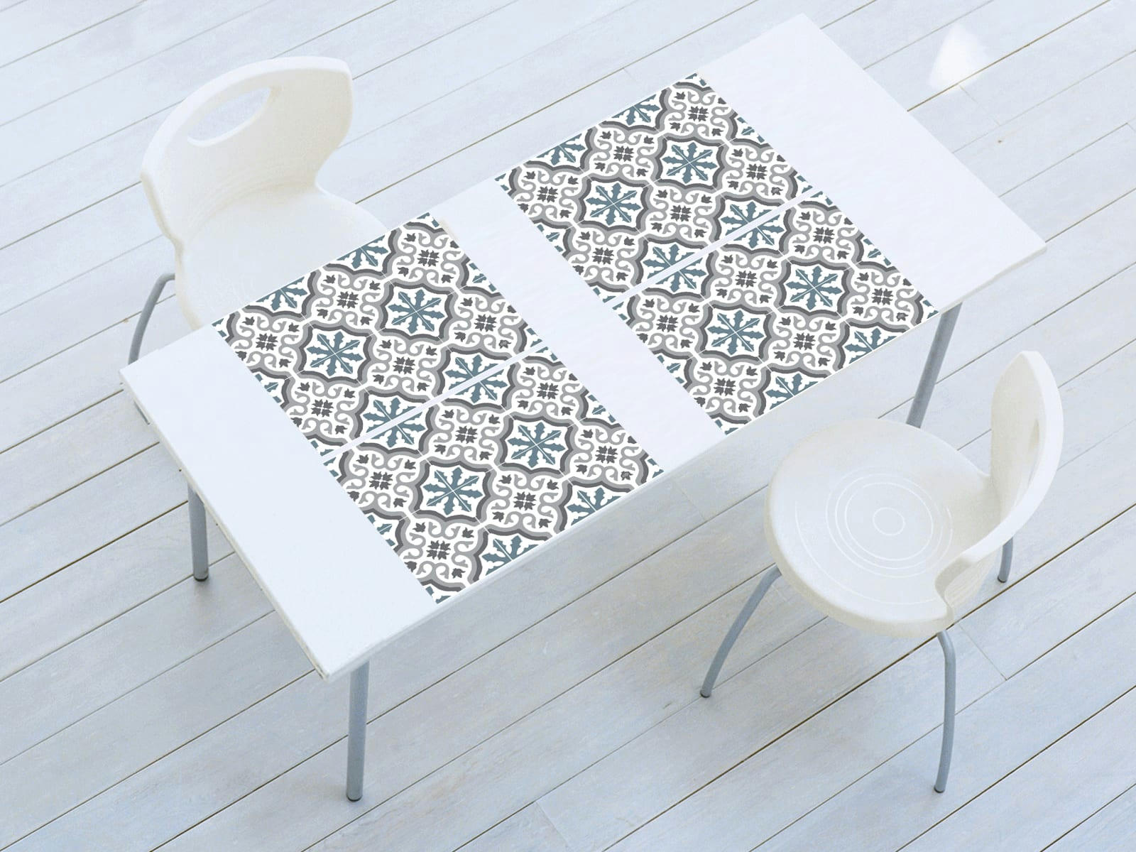 - Set de table trianon bleu 36x48cm