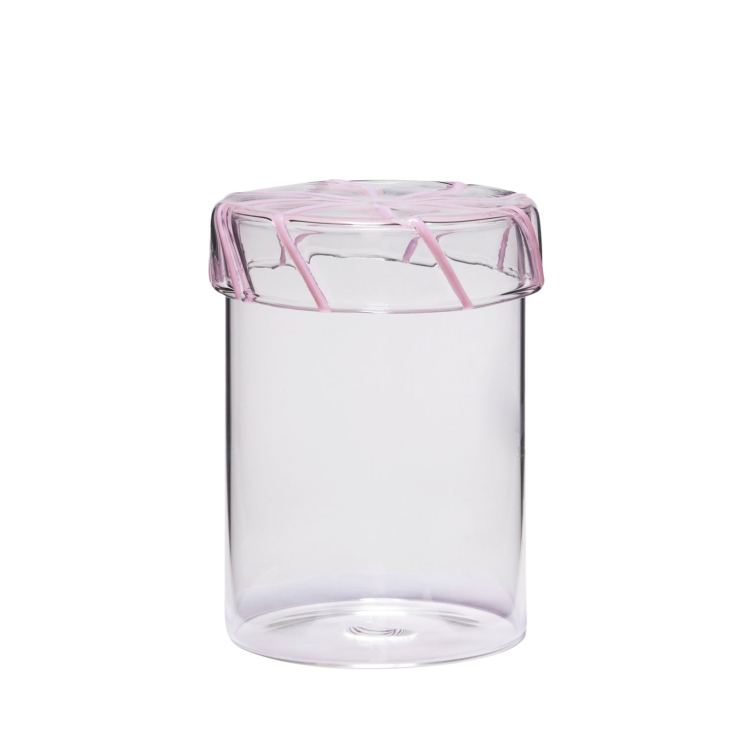 Hübsch opbergpot Heir - glas - ø9xh14cm