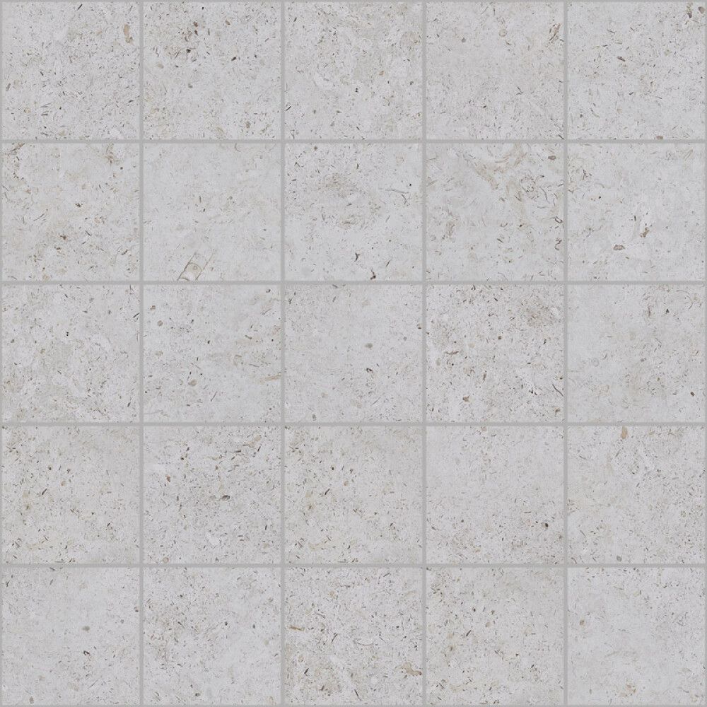 FLIS ÖLAND GRÅ MOSAIKK 5X5CM 0,44 M2/KRT