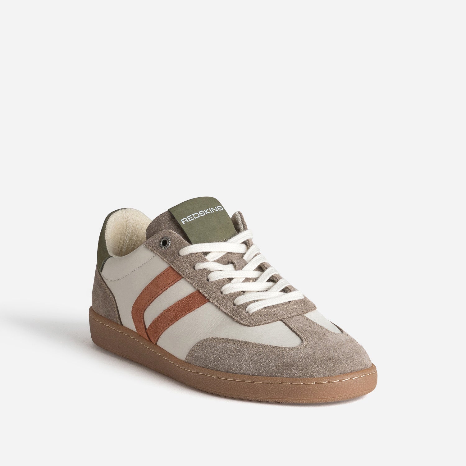 Tennis REDSKINS beige, taupe, kaki cuir