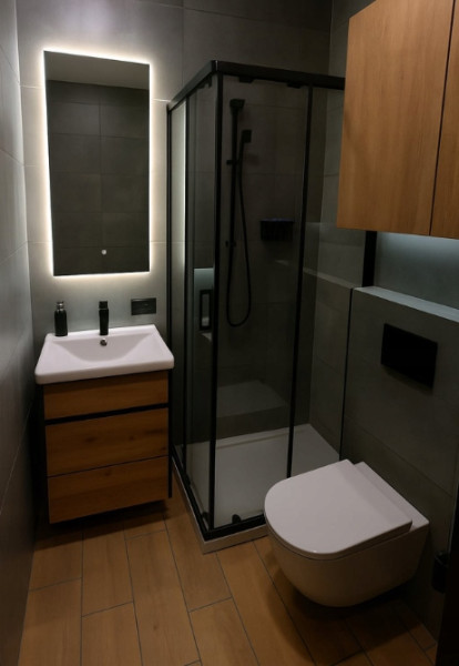 Lustro Led 50x60 Cob 608 Diod/M ~ 3 Barwy ~ Ledowe Podświetlane   Włącznik