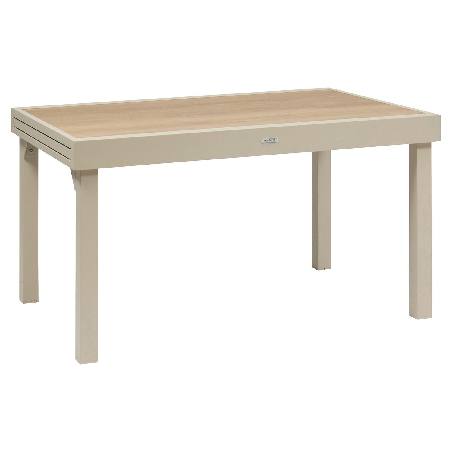 Tavolo da giardino allungabile 135 270x90x75,5 cm - Piazza argilla