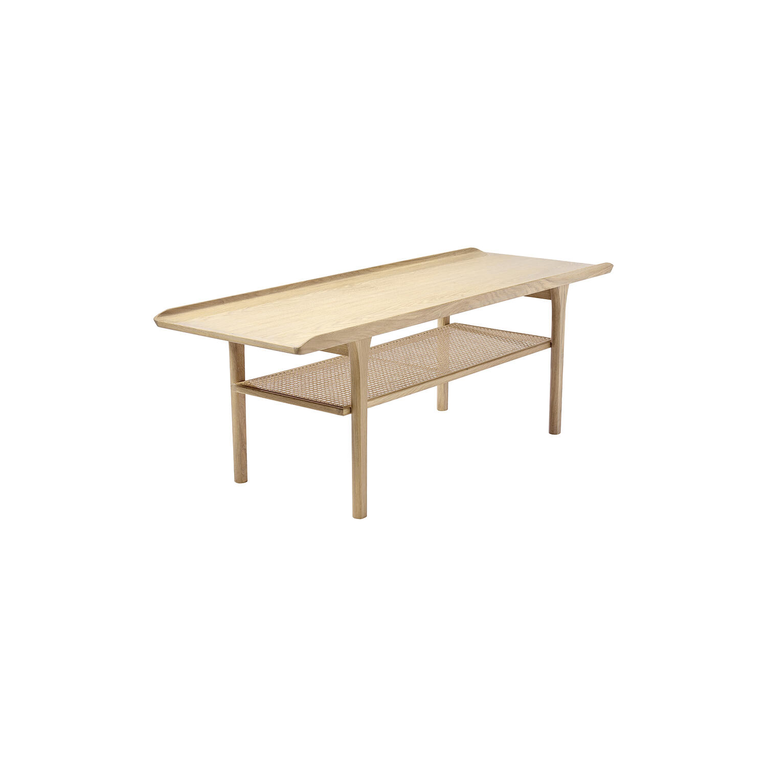 No. 25 Table, hvidolieret eg