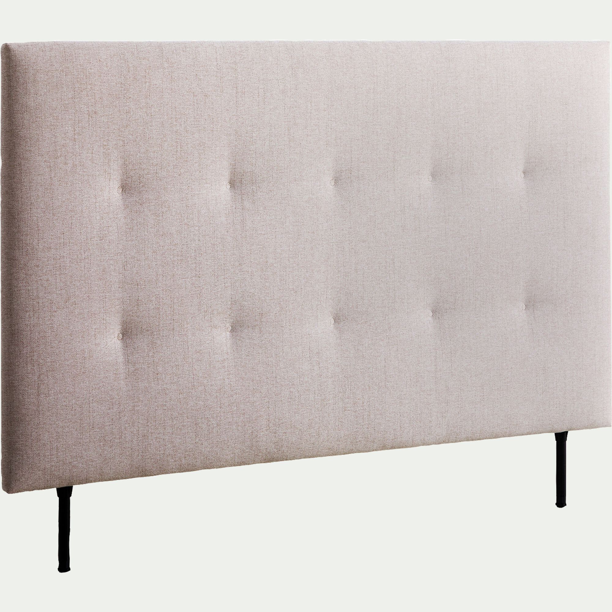 MARGO - Tête de lit capitonnée en tissu L162cm - beige