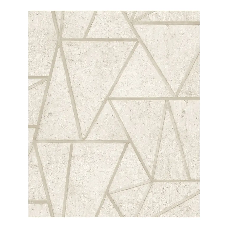 Dutch Wallcoverings - Exposure grafisch beige - 0,53x10,05m