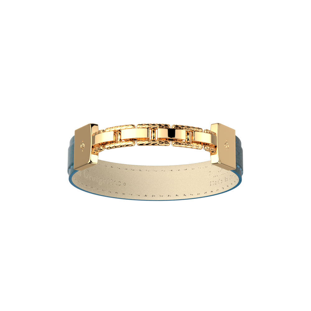 Bracelet Twist, écailles Turquoise