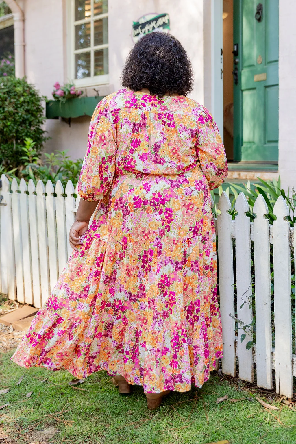 Billie Dress in Giardino Fall