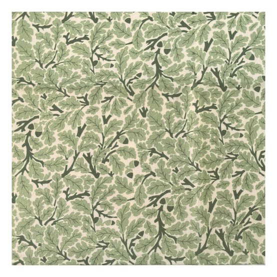 V&A Sweet Symphony Oak Tree Cotton Fabric by the Metre