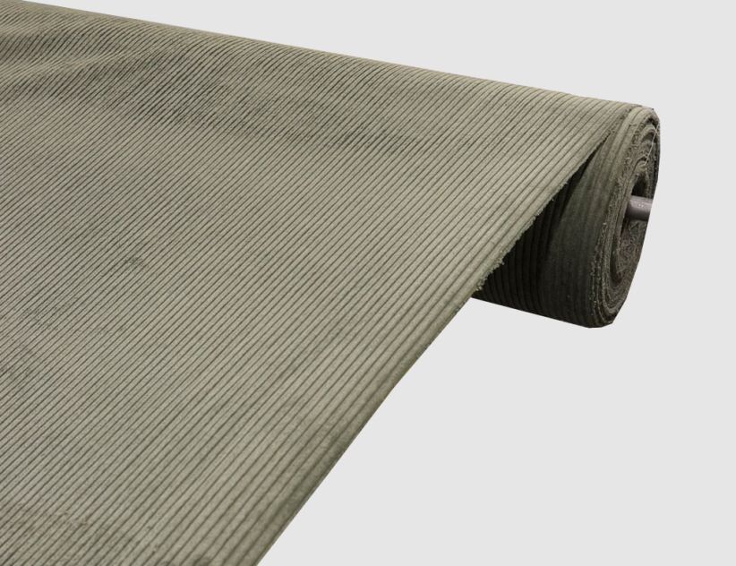 Möbelstoff Cord Grün