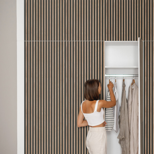 Okleina na meble Drewniane lamele 50x100 Folia samoprzylepna DIY
