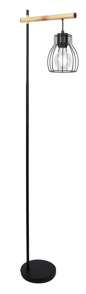 Lampa podłogowa BERNITA 1x60w e27czarny