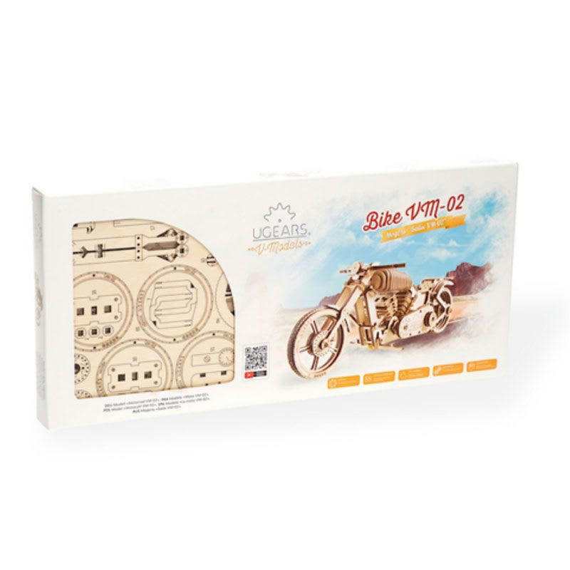 MOTO - Maquette en bois moto 3D