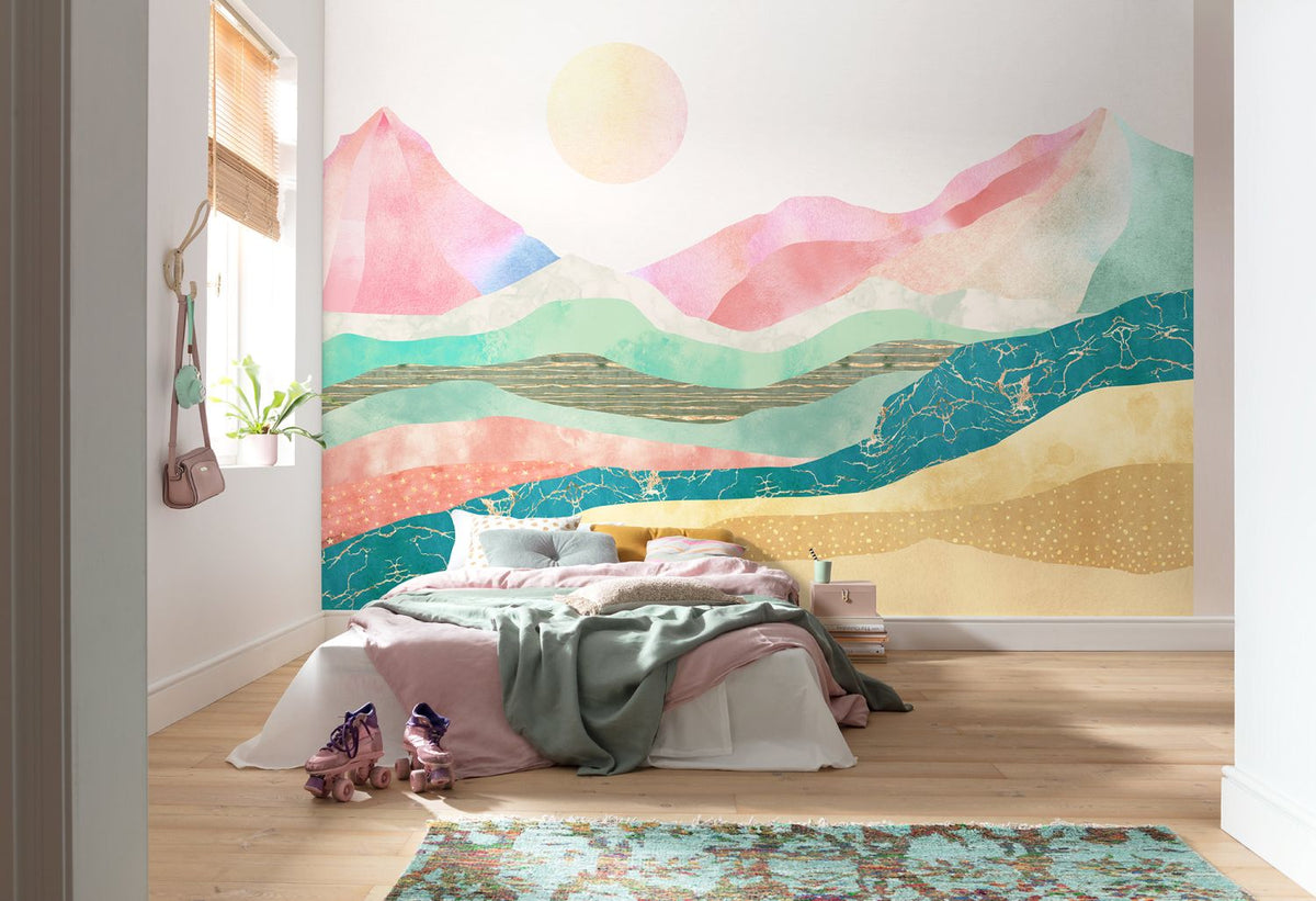 Komar fotobehang berglandschap multicolor - 350 x 250 cm - 611643