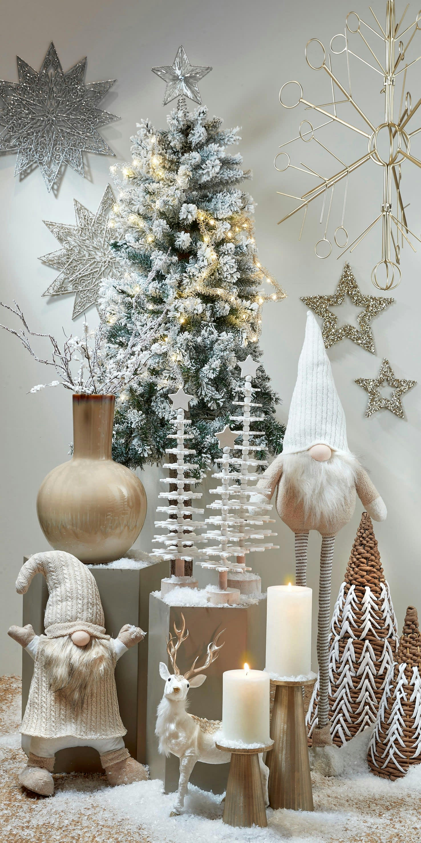 HOLM - Vase en céramique crème H52