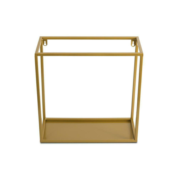 Złota półka wisząca ścienna metal 35 cm GLAM