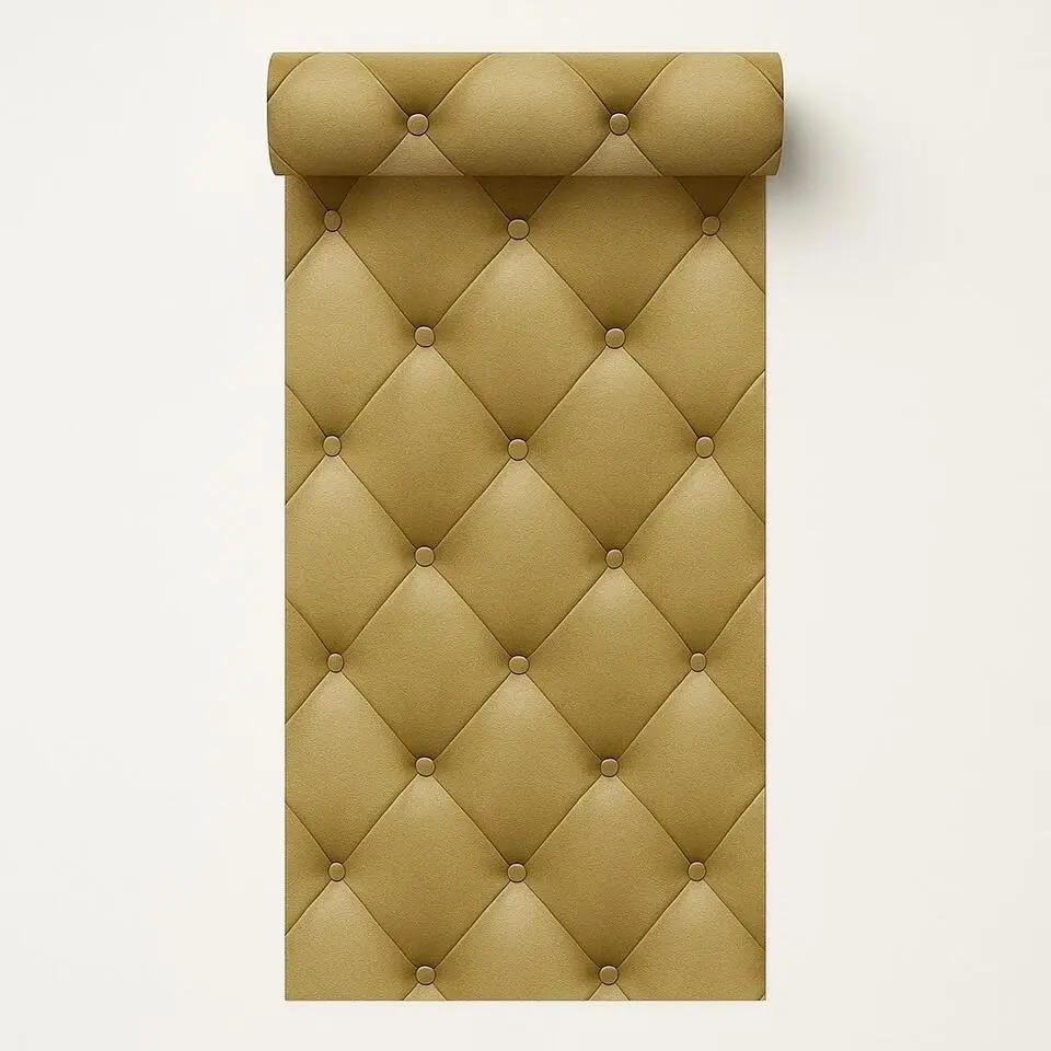 Dutch Wallcoverings Vliesbehang Artifice kapiton - oker - 10,05m x 53cm