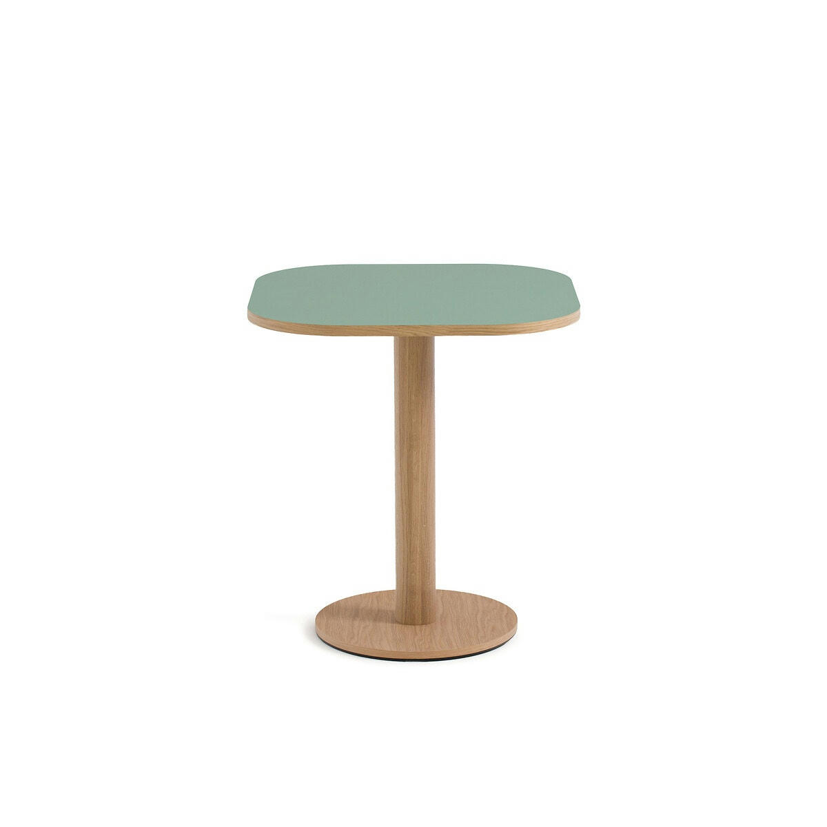 Table de bistrot plaqué chêne et Formica, Quillan