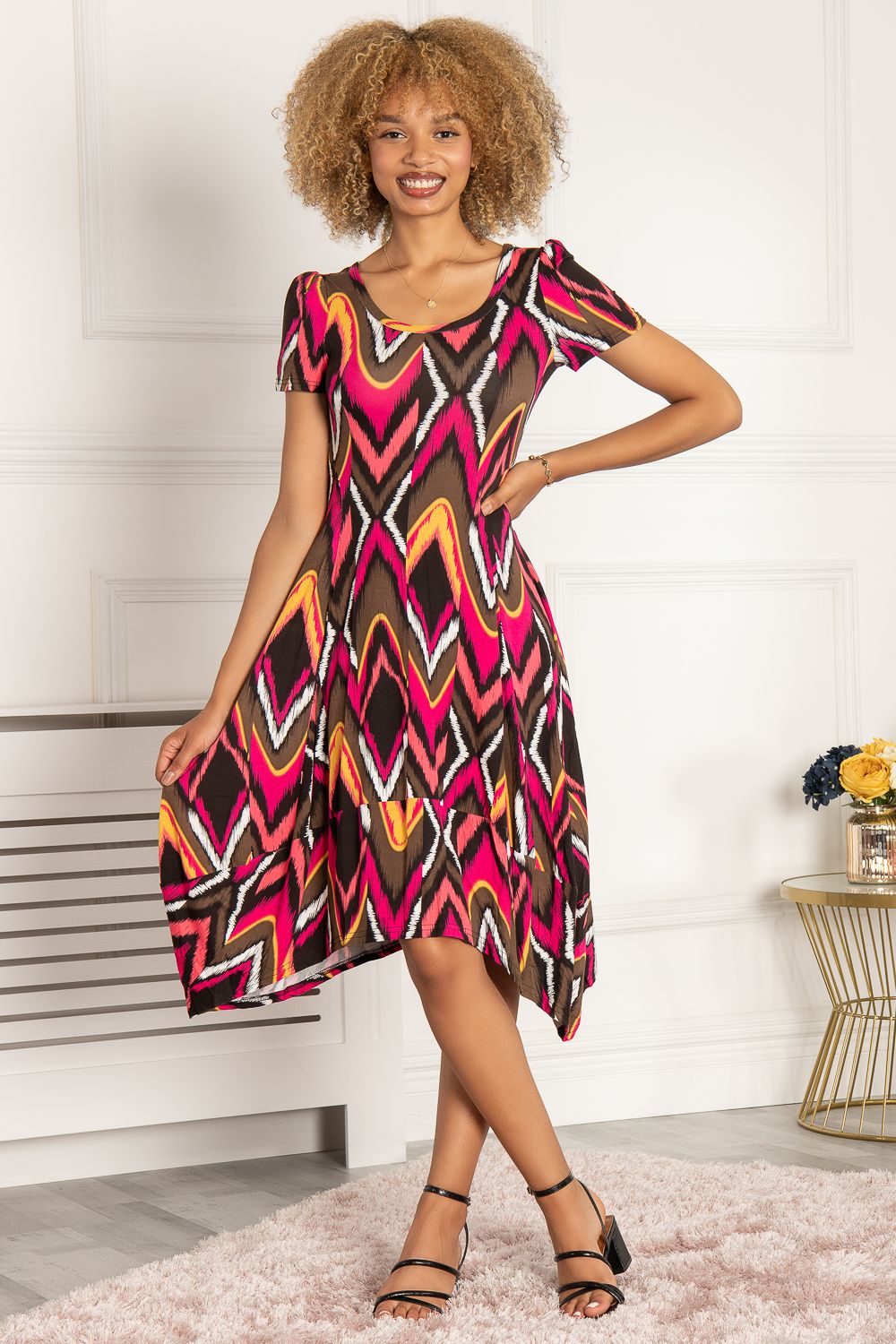 Jolie Moi Maarja Bubble Hem Dress