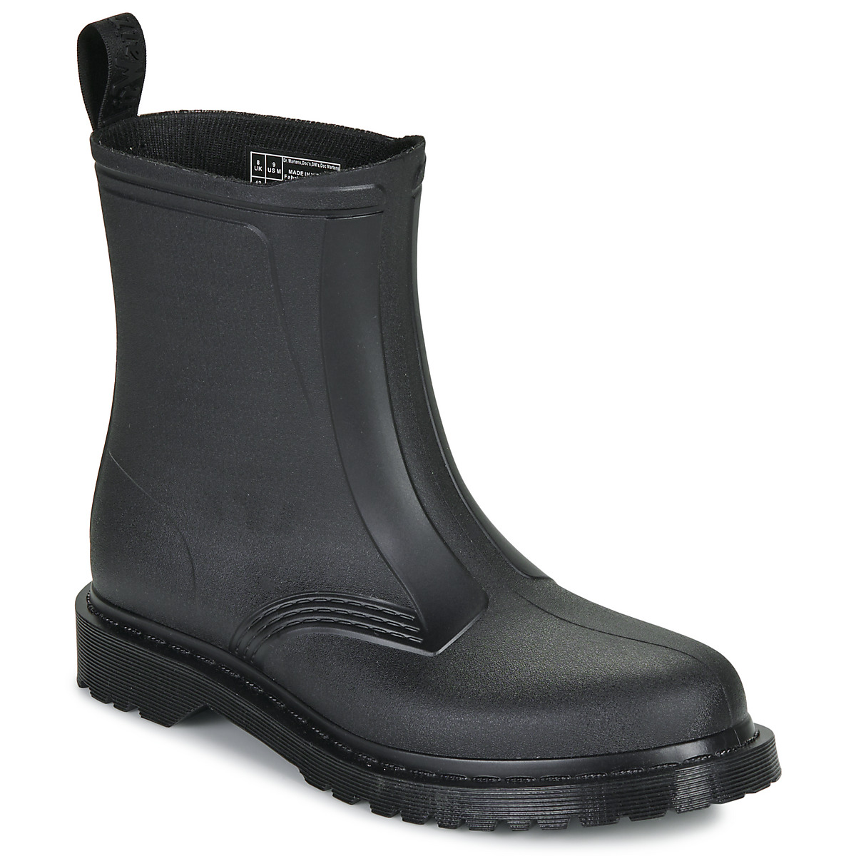 Dr. Martens - 1460 Rain Pull On Boot Black PVC - Black