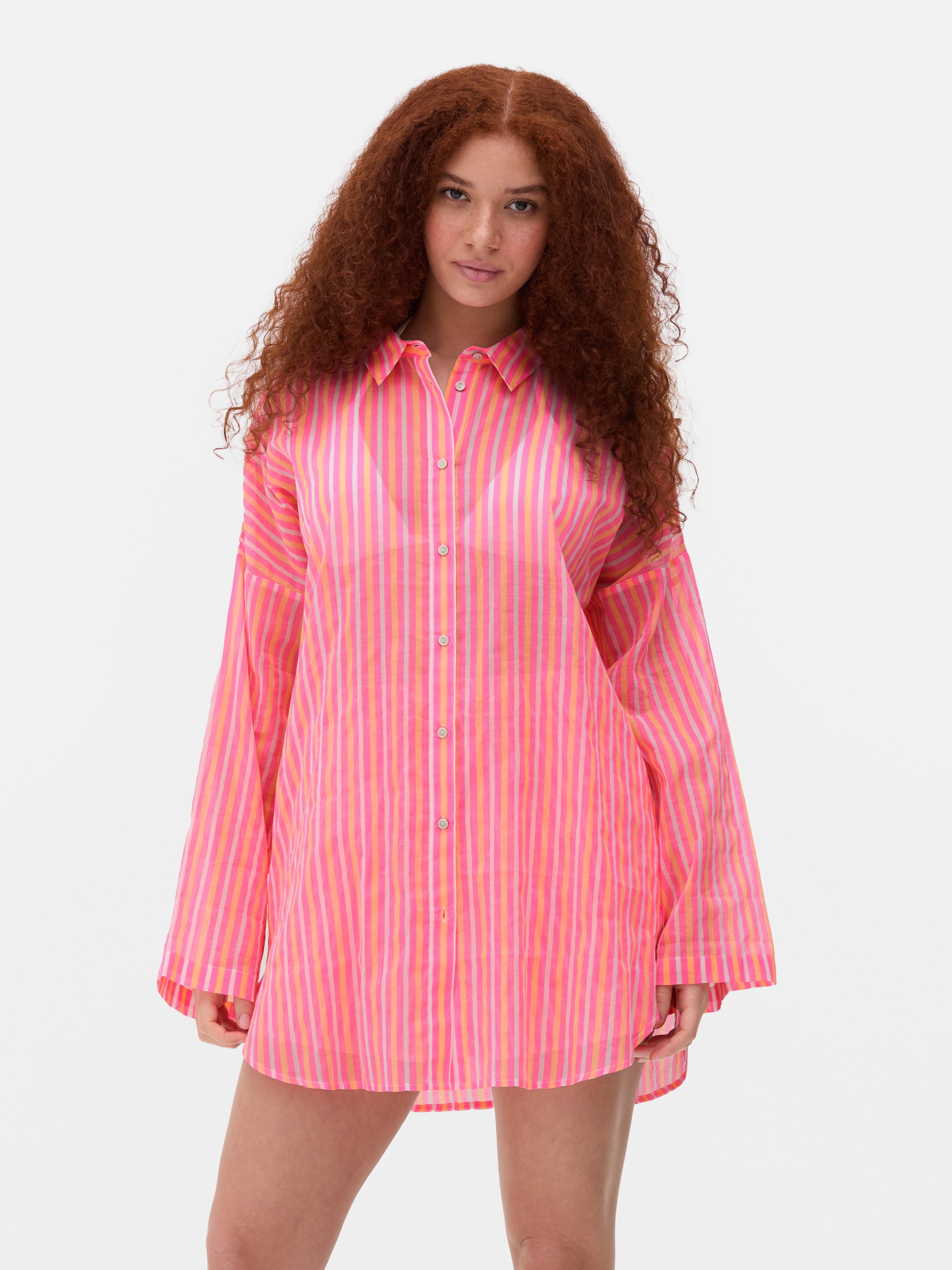 Relaxed Printed Beach Shirt