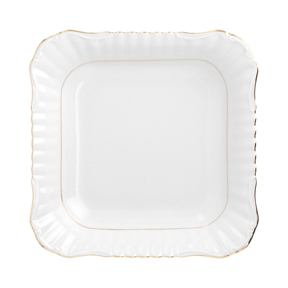 Salaterka kwadratowa 21 cm Iwona Złota Linia B014