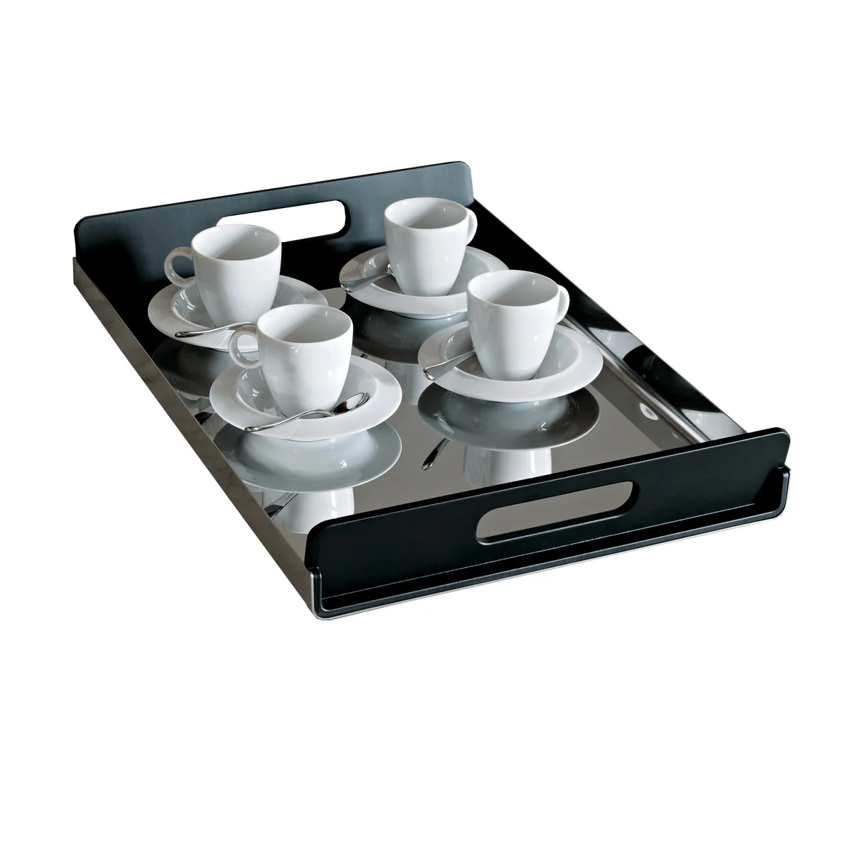 Alessi - Vassily Tablett mit Griffen, 45 x 30 cm