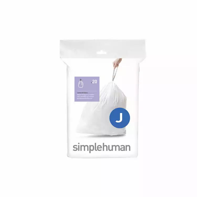 Simplehuman 45L Code J Bin Liners - Pack of 100