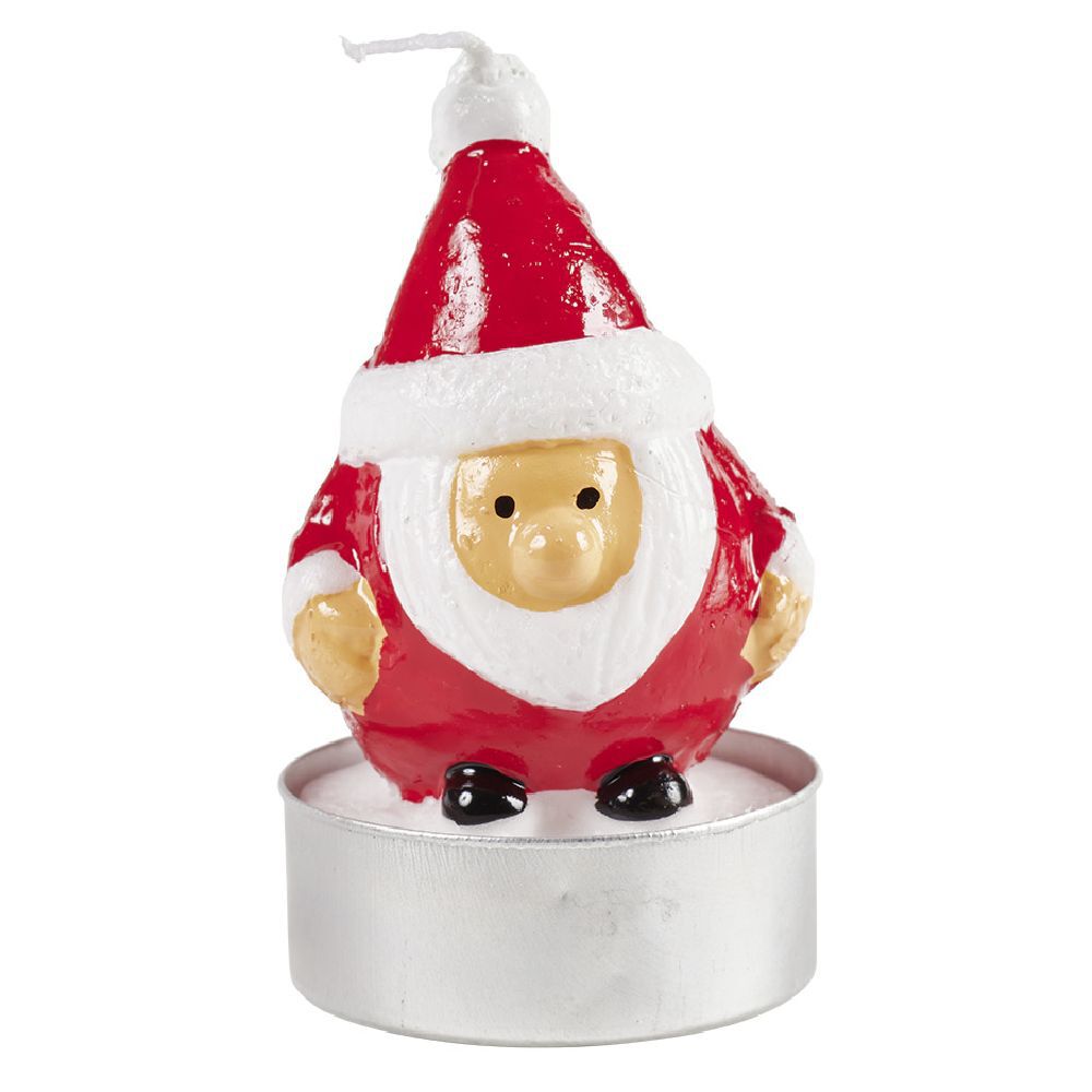 Bougie chauffe plat déco Père No&euml;l x6