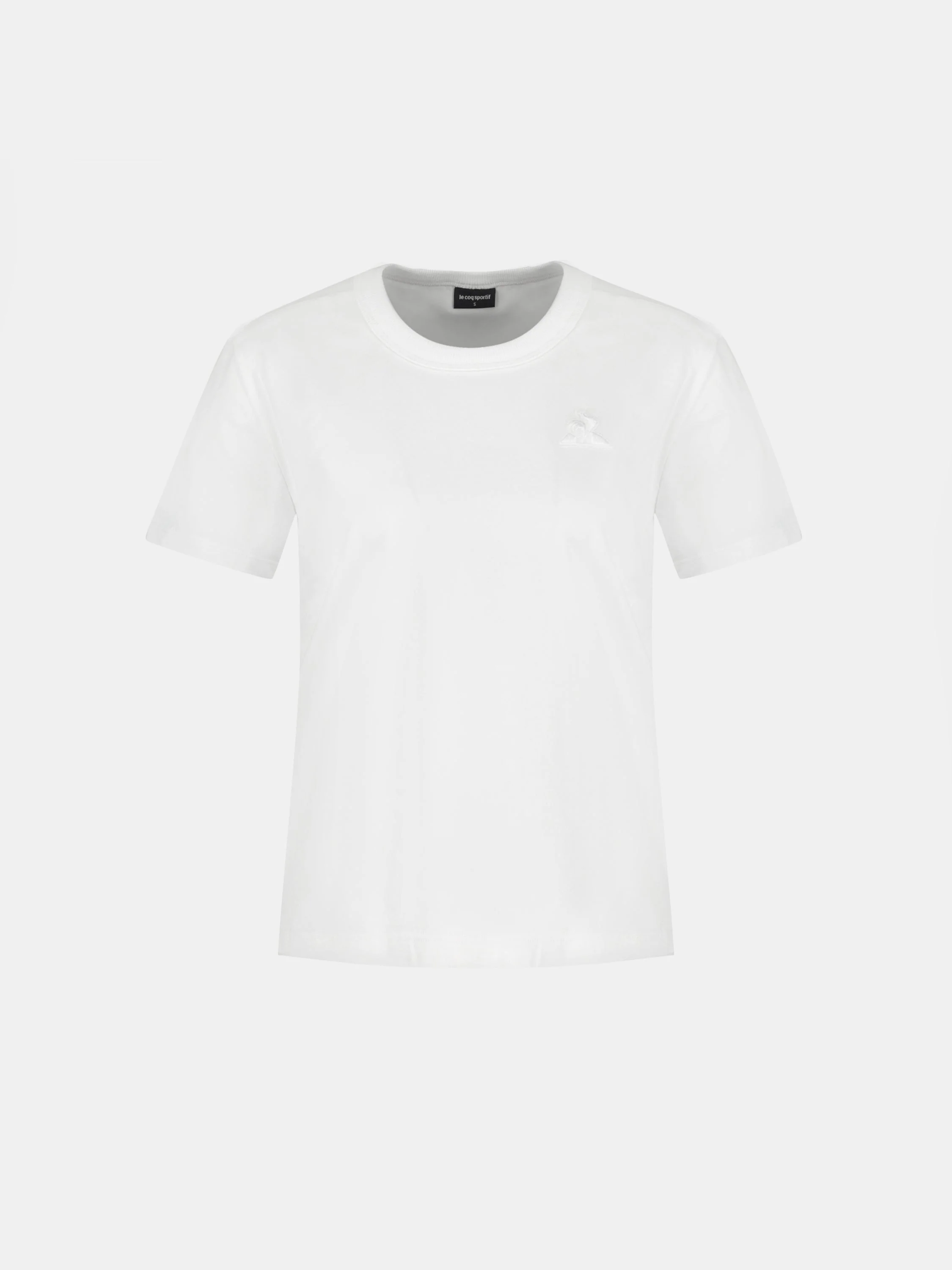 T-shirt Essentiel en jersey avec logo brodé ton sur ton