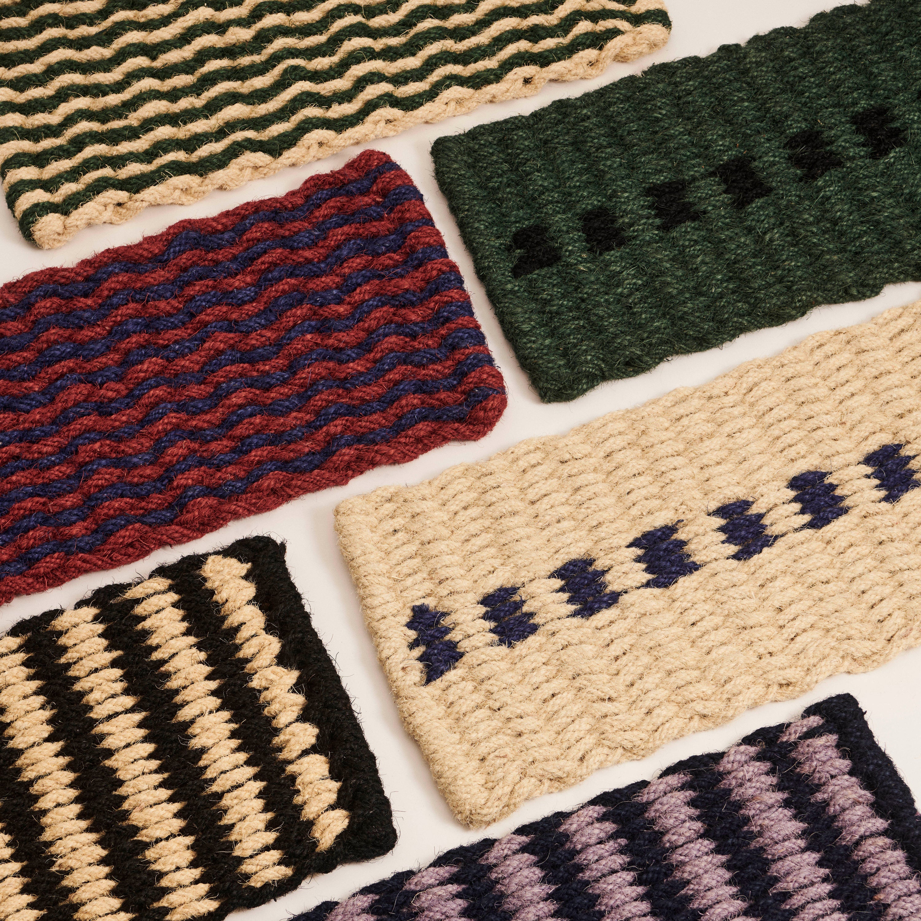 HAY Coco Deurmat - Lavendel / Navy