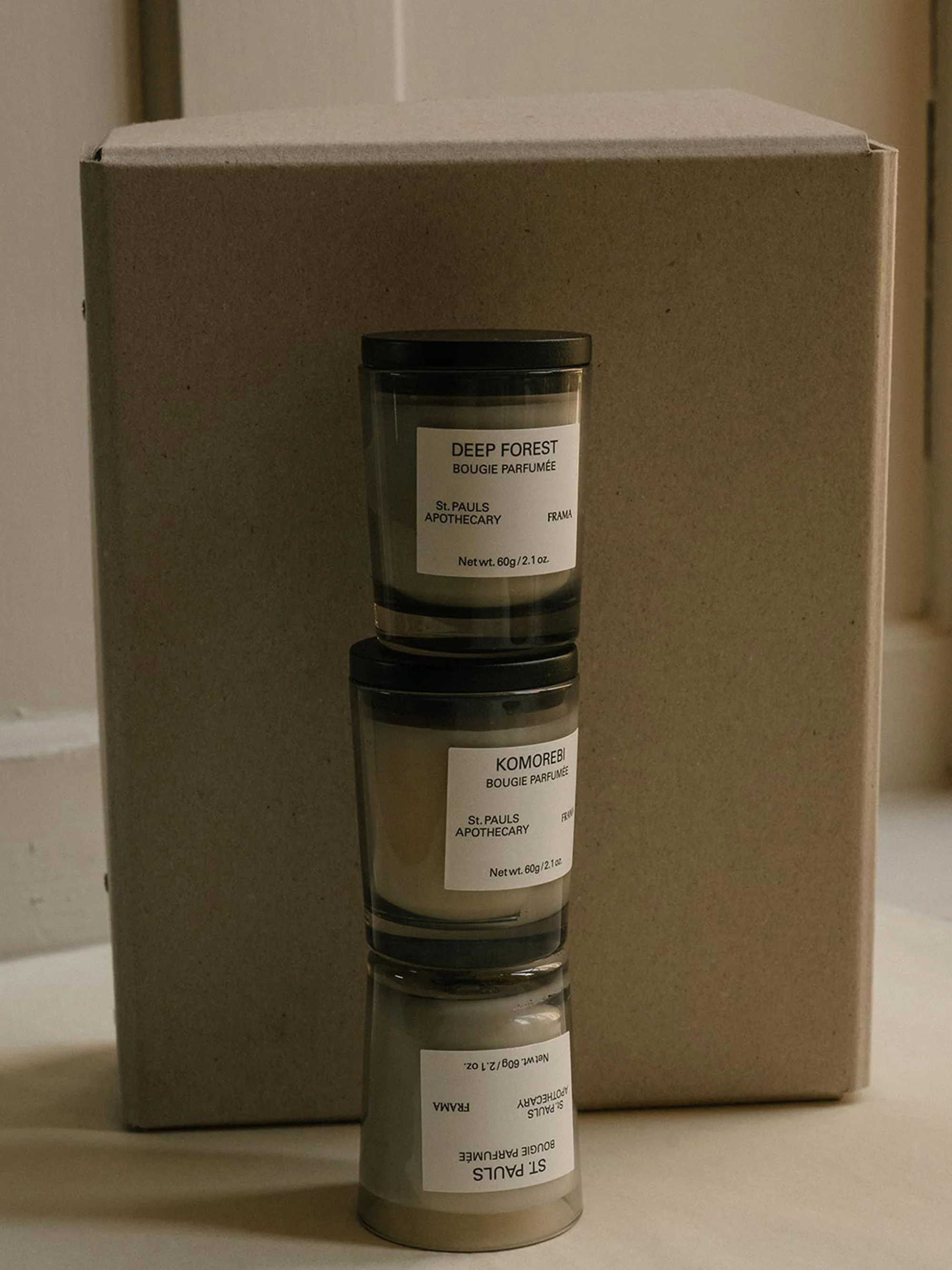 Duftkerzen-Geschenkbox, 3er-Set