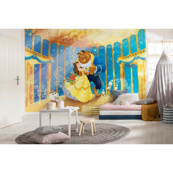 Papiertapete »Beauty and the Beast«, Breite 368 cm