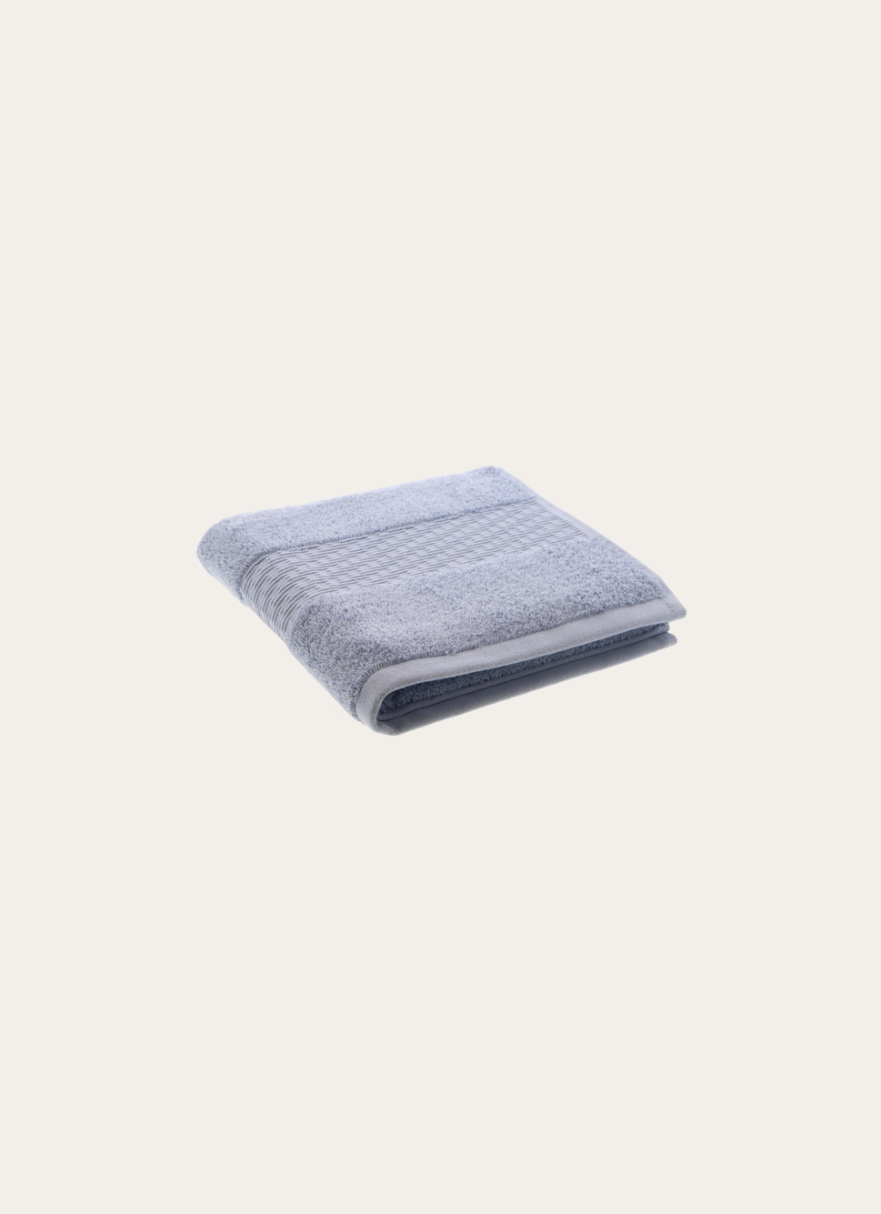SERVIETTE TOILETTE COTON BIO JACQUARD GAUFRÉ 450 VERT LICHEN