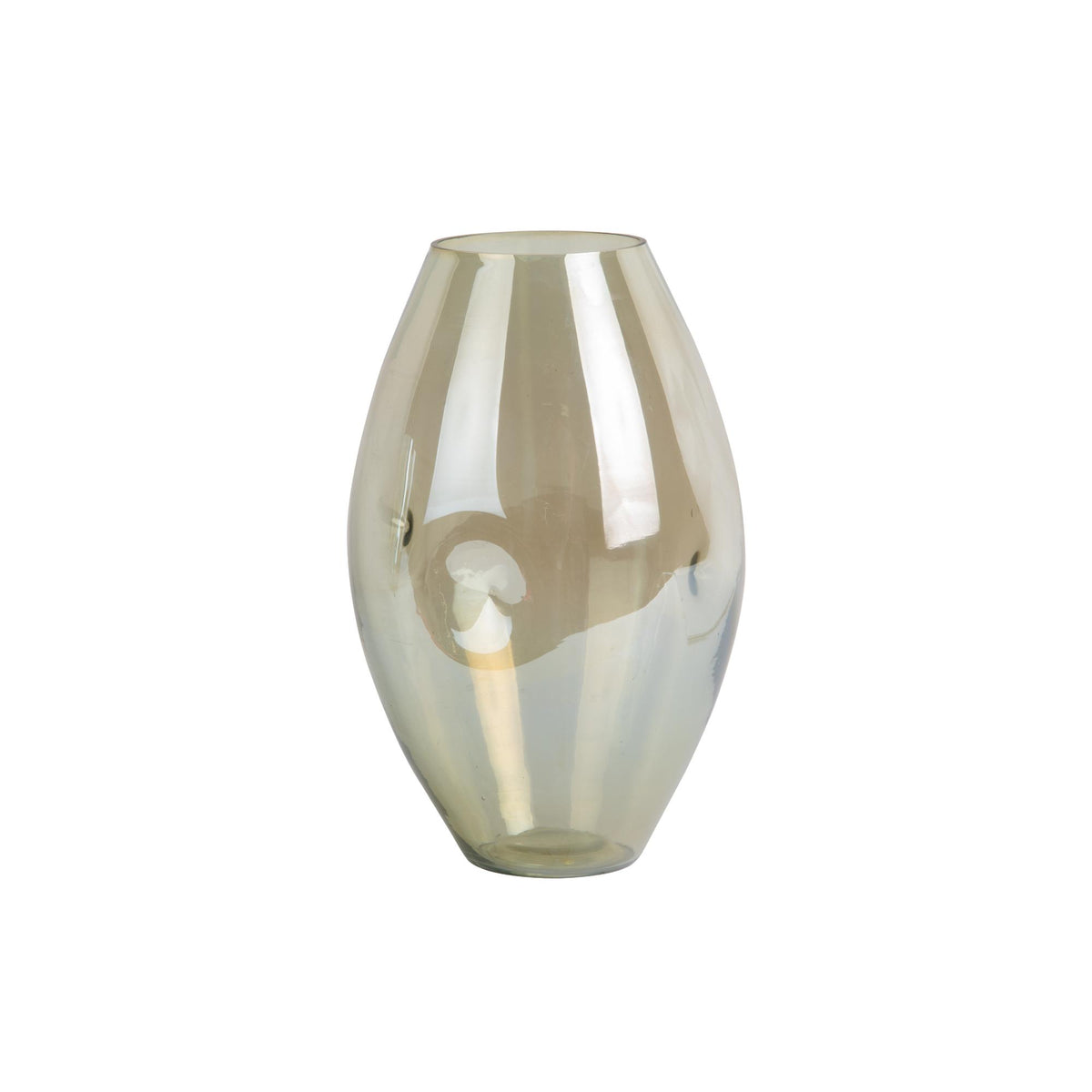 Present Time vaas Luster Organic - groen - Ø15cm