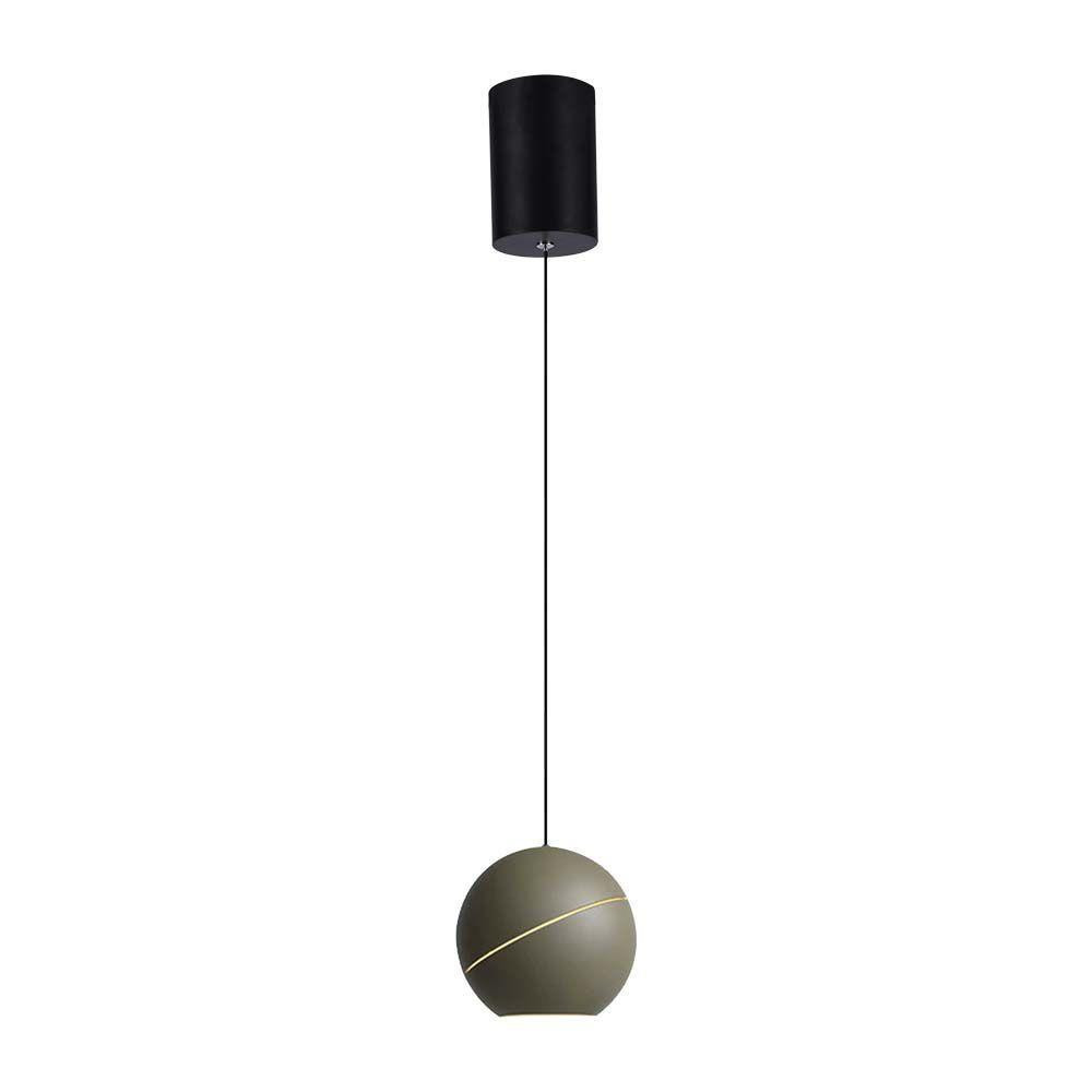 Lampa wisząca VT-7796 brązowa LED 1x8.5W Ciepła biel 850lm V-TAC
