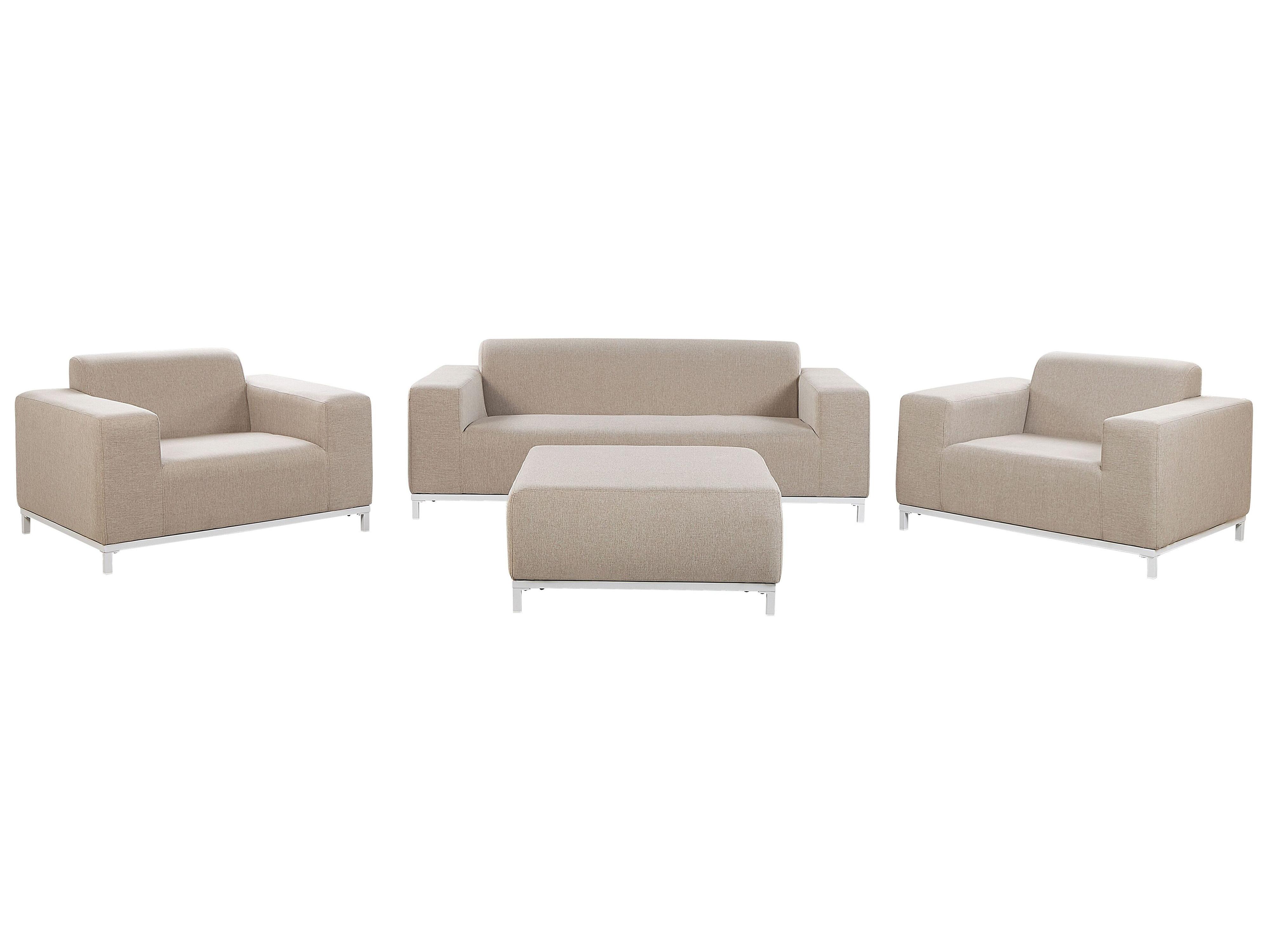 Ottoman ROVIGO Fabric Beige