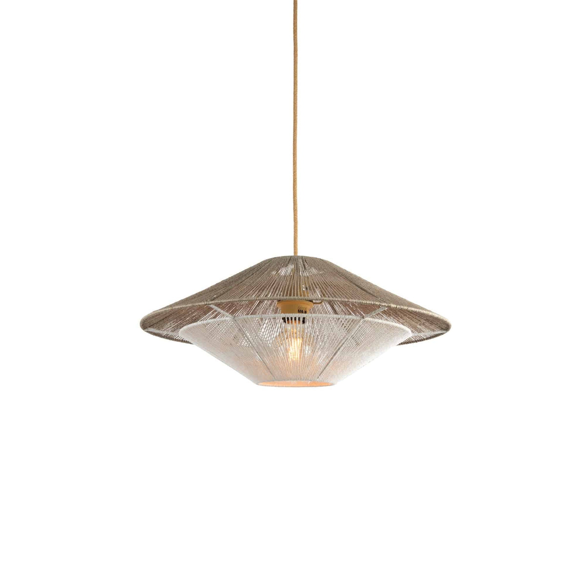 GOOD&MOJO hanglamp Lumbini - grijs - Ø50cm