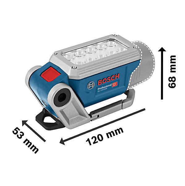 Lampe de chantier sans fil GLI 12V-330 NU Bosch pro
