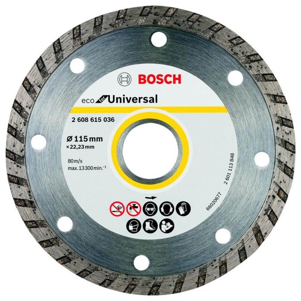 DIAMANTSKIVE BOSCH ECO UNIVERSAL TURBO 115X22 MM