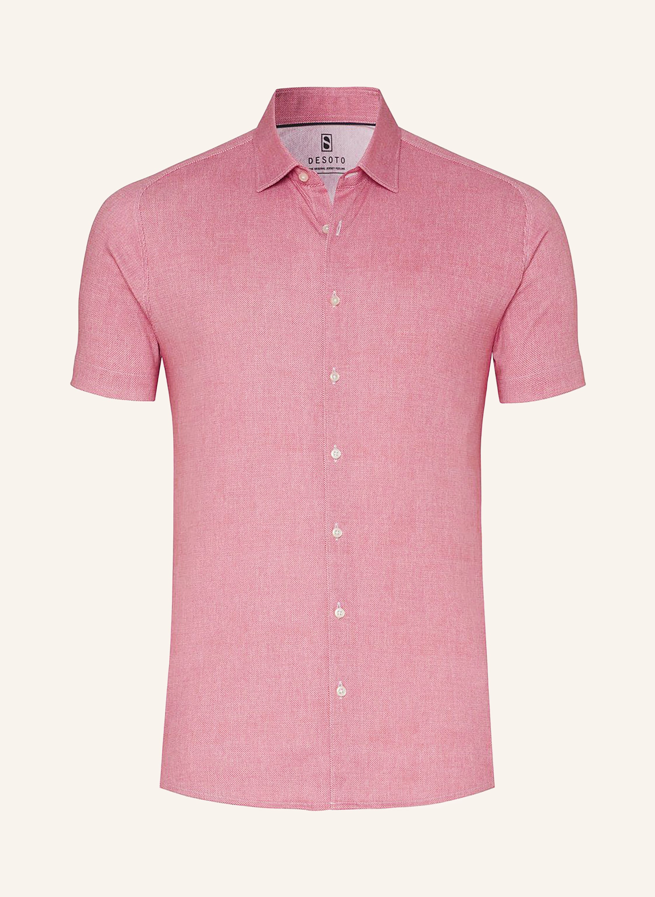 DESOTO Kurzarm-Hemd Slim Fit aus Jersey