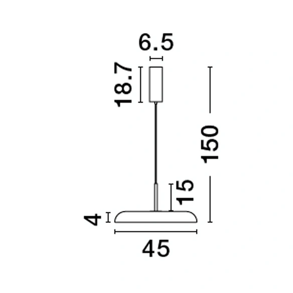 Pendelleuchte »Linus «, LED, 40 W, Höhe: 150 cm, champagnergold