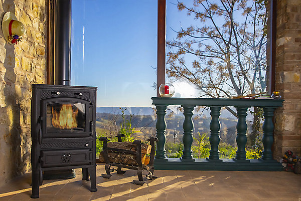 FUNDICIO - Poêle à bois en fonte 12,5 kW Modèle LAVA