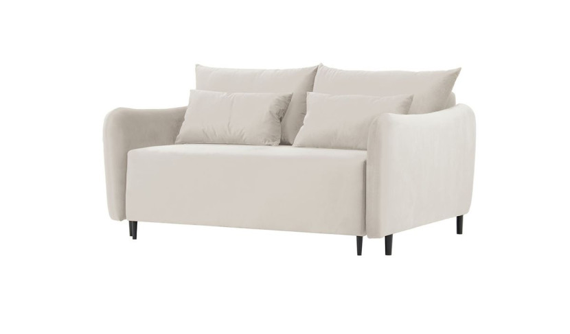 Dwuosobowa sofa rozkładana Zoya-Velluto 2-black